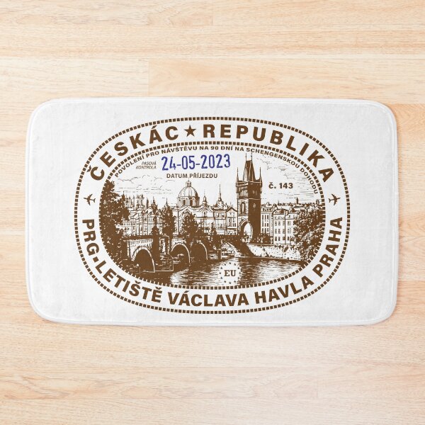 Item preview, Passport Stamp - Prague, Czech Republic ( in Czech) designed and sold by travelwitheric.