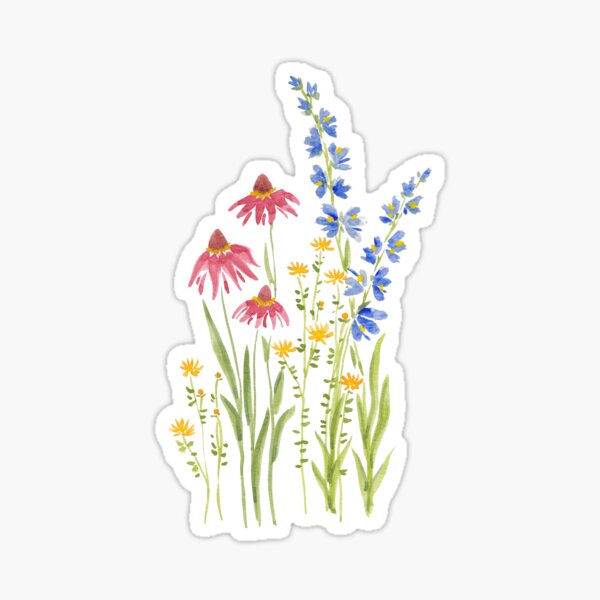 Mixed Blooms Sticker