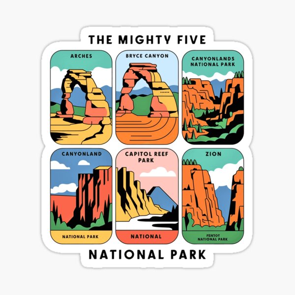 Item preview, Big 5 Utah Mighty Five National Park designed and sold by audrians.