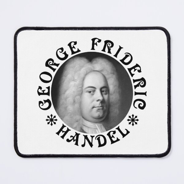 Item preview, George Frideric Handel - Vintage Design - Black - RB designed and sold by GrandArtists.