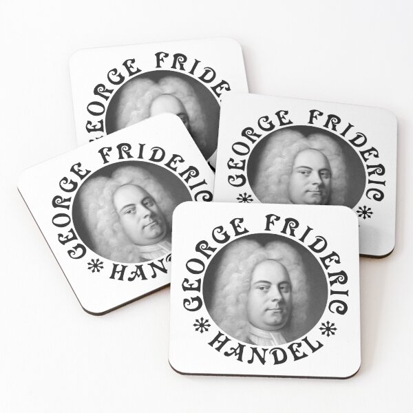Item preview, George Frideric Handel - Vintage Design - Black - RB designed and sold by GrandArtists.