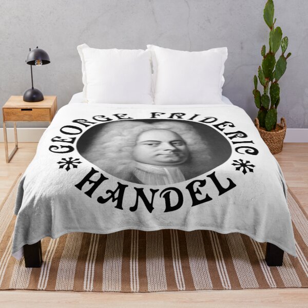 Item preview, George Frideric Handel - Vintage Design - Black - RB designed and sold by GrandArtists.