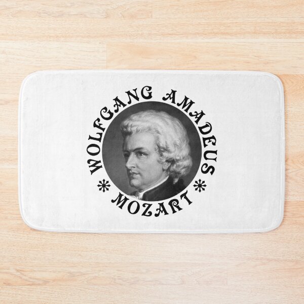 Item preview, Wolfgang Amadeus Mozart - Vintage Design - Black - RB designed and sold by GrandArtists.