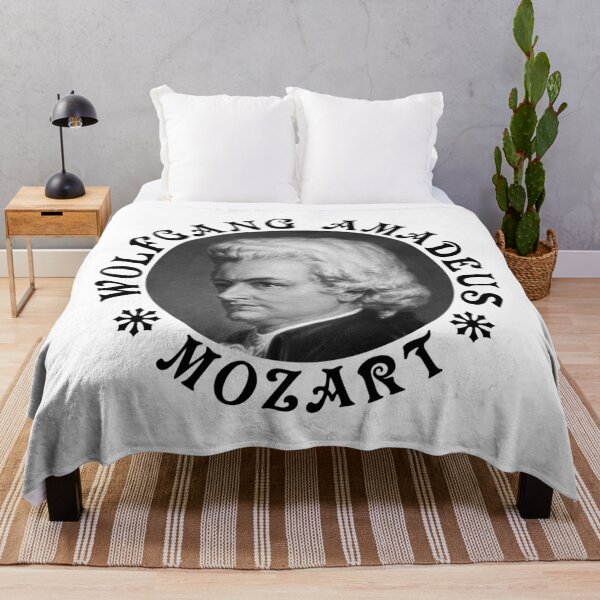Item preview, Wolfgang Amadeus Mozart - Vintage Design - Black - RB designed and sold by GrandArtists.