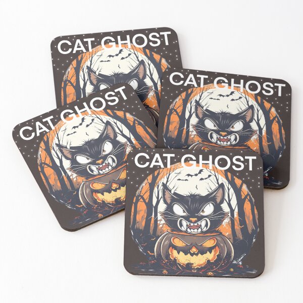 Item preview, Cat ghost Halloween  designed and sold by Sunakokookkook.