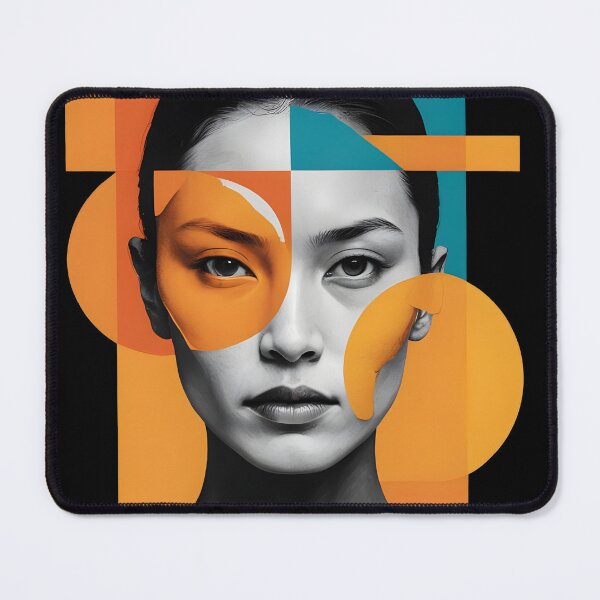 Item preview, Portrait of a Woman in Shades of Gray - Composition I designed and sold by kjp-design.