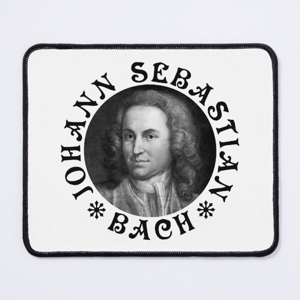 Item preview, Johann Sebastian Bach - 01 - Vintage Design - Black - RB designed and sold by GrandArtists.