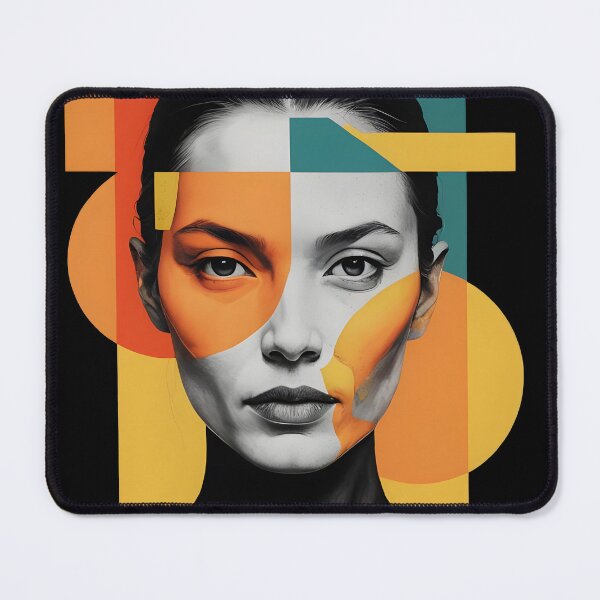 Item preview, Portrait of a Woman in Shades of Gray - Composition II designed and sold by kjp-design.