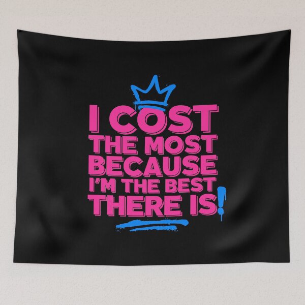 Item preview, I’m the Best There Is, Pink With Blue Graffiti  designed and sold by UNK-Fatigues.