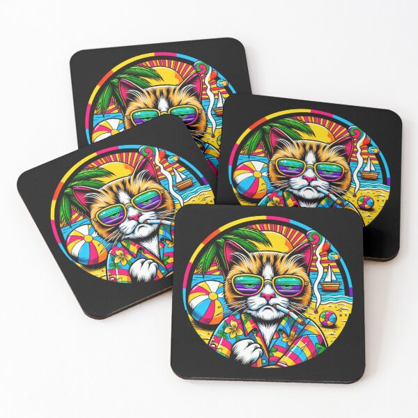 Item preview, Bored cat on vacation designed and sold by Osher-BioArt.