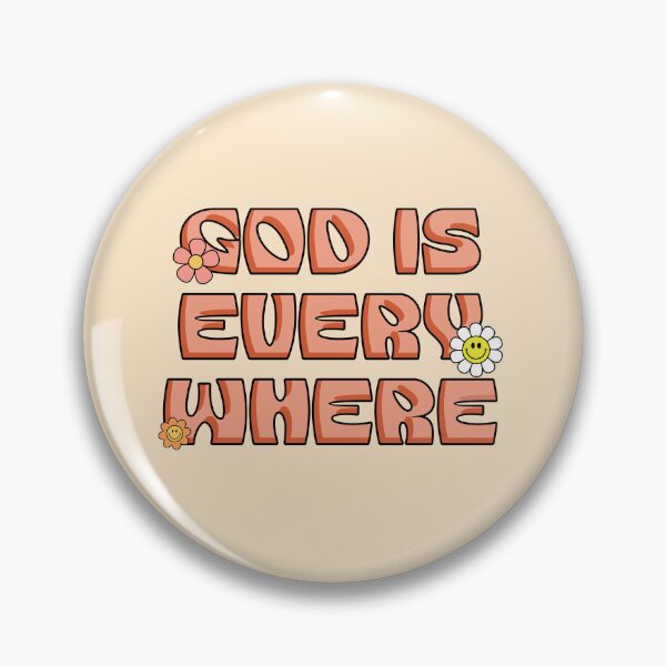 Item preview, God Is Everywhere Retro Groovy Faith designed and sold by Lillyamstronger.
