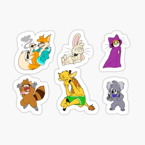 Item preview, Mammal Squad! Stickers  designed and sold by tentalide.