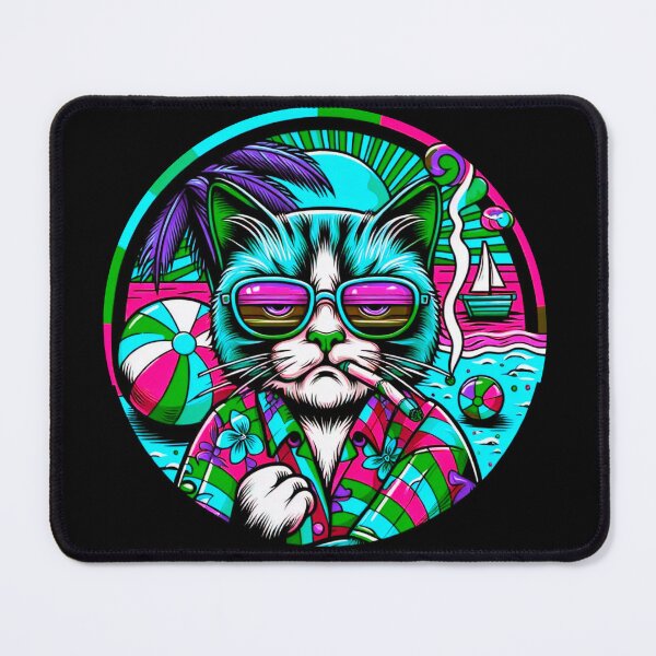 Item preview, Bored cat on vacation designed and sold by Osher-BioArt.