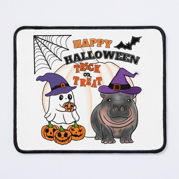 Item preview, Halloween with a pygmy hippo designed and sold by manisall.