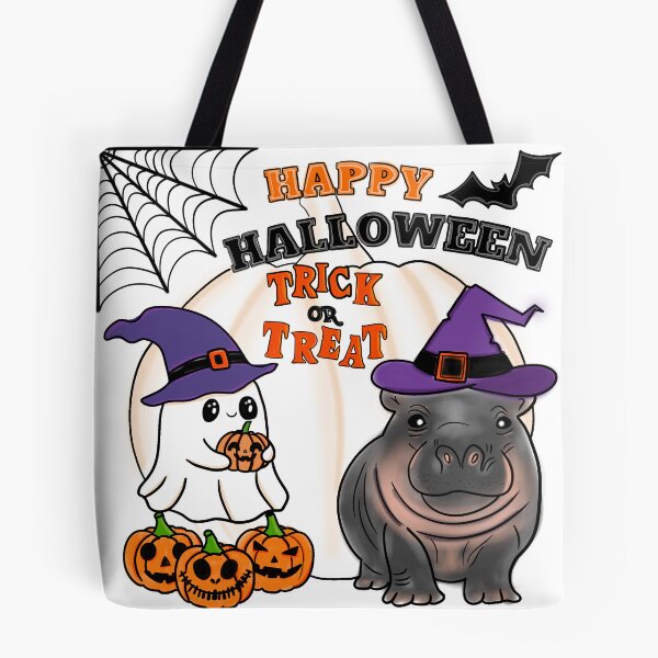 Item preview, Halloween with a pygmy hippo designed and sold by manisall.