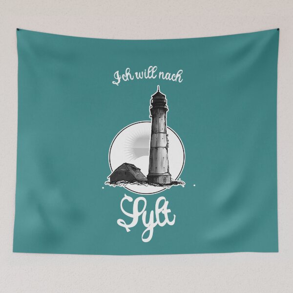 Item preview, Sylt Lighthouse - I want to go to Sylt Urban Sketch Motif North Sea Sylt designed and sold by emm-j.