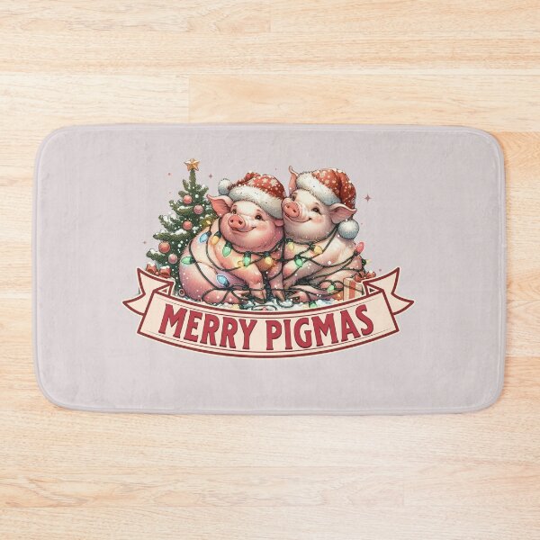 Item preview, Merry pigmas Christmas  Happy pig Year , Funny Christmas pig, pig lover gift, pig mom  designed and sold by InspireGlow.