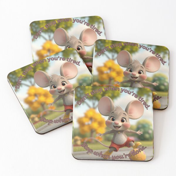 Item preview, Whimsical Cartoon Mouse Playing in a Colorful Park designed and sold by Jayara [Born To Reign].