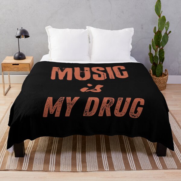 Item preview, Music Is My Drug designed and sold by YQvibe Studio.