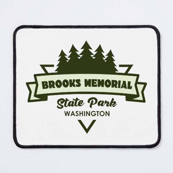 Item preview, Brooks Memorial State Park Washington Trees And Ribbon designed and sold by bivenart.