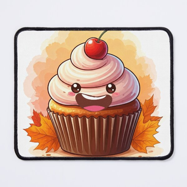 Item preview, Cute Pumpkin Cupcake Pie Fall Vibes Design SolaAndSoli designed and sold by SolaAndSoli.