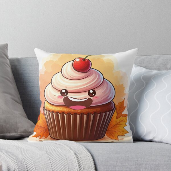 Item preview, Cute Pumpkin Cupcake Pie Fall Vibes Design SolaAndSoli designed and sold by SolaAndSoli.
