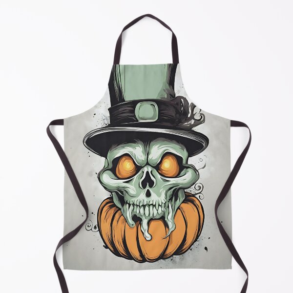 Item preview, Halloween Goofy Pumpkin Skull Head designed and sold by Horatio Spectre.