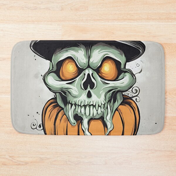 Item preview, Halloween Goofy Pumpkin Skull Head designed and sold by Horatio Spectre.