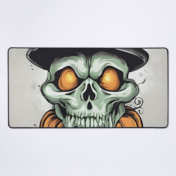 Item preview, Halloween Goofy Pumpkin Skull Head designed and sold by Horatio Spectre.