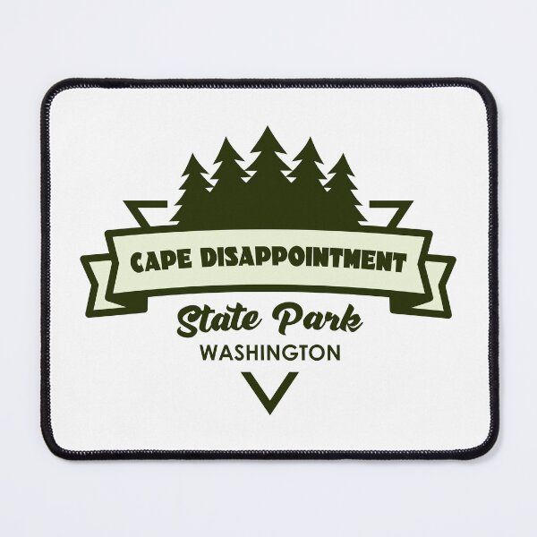 Item preview, Cape Disappointment State Park Washington Trees And Ribbon designed and sold by bivenart.