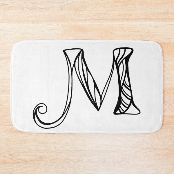 Item preview, M alphabet personalized sticker designed and sold by Jaleelah.