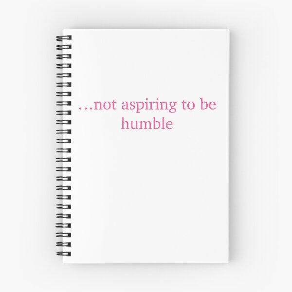 Item preview, not aspiring to be humble designed and sold by Sara Frane.