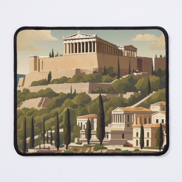 Item preview, 144 Acropolis of Athens Poster Design designed and sold by Alexis Art Collection.