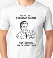 chips retro funny humor sarcasm tees shirt Unisex T-Shirt