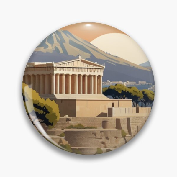 Item preview, 148 Acropolis of Athens Poster Design designed and sold by Alexis Art Collection.