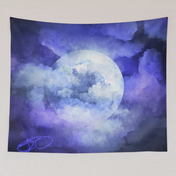 Item preview, Moonlit Clouds designed and sold by LTDigital.