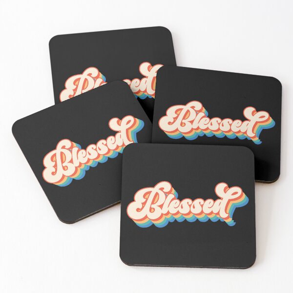 Aperçu de l'œuvre Blessed Retro Groovy Christian Faith créée et vendue par Lillyamstronger.