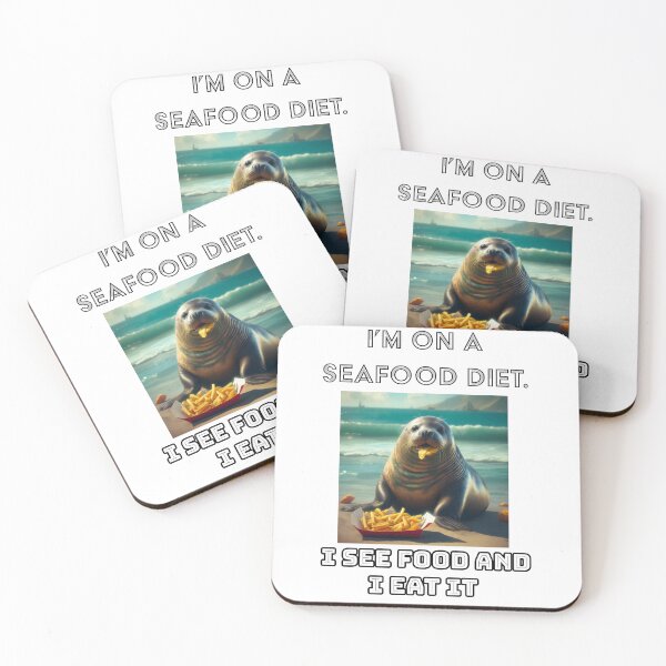 Item preview, Seal’s Seafood Diet: See Food, Eat It! designed and sold by hikMaan.