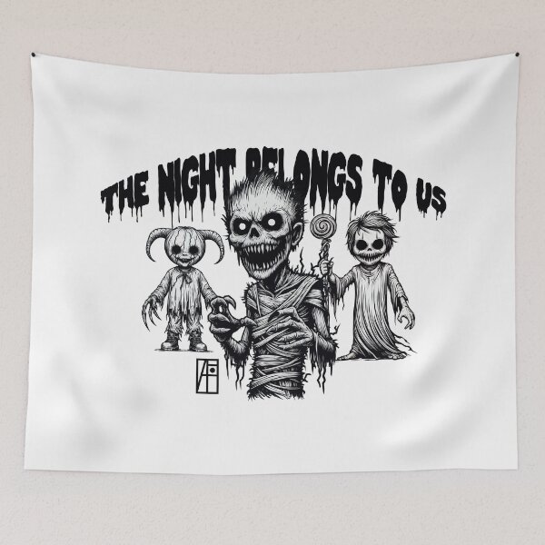Item preview, HALLOWEEN - SCARY - The night belongs to us - 2 designed and sold by ArtProjectShop.