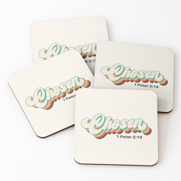 Item preview, Chosen 1 Peter 2:9 Retro Groovy Christian Message designed and sold by Lillyamstronger.