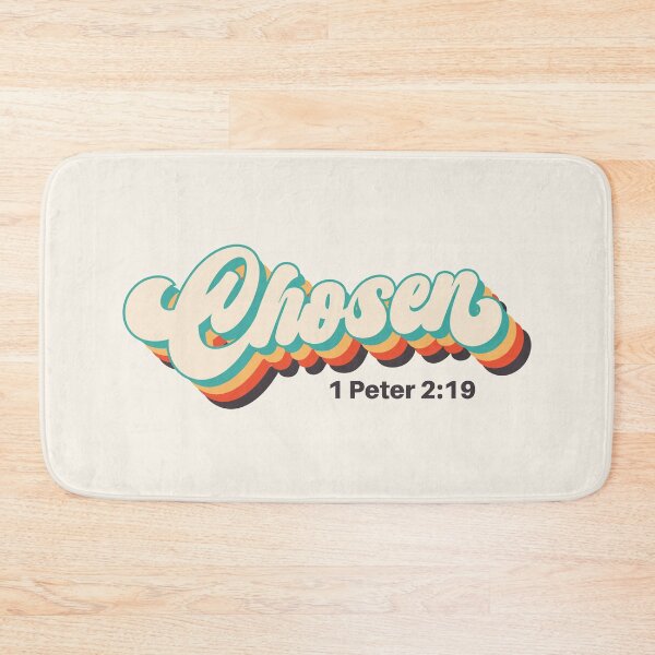 Item preview, Chosen 1 Peter 2:9 Retro Groovy Christian Message designed and sold by Lillyamstronger.