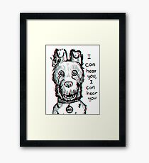 Spots Isle of Dogs Framed Print