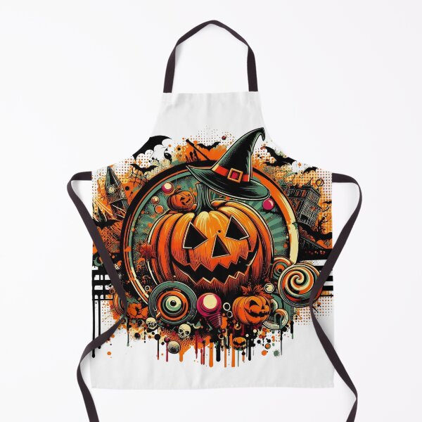 Item preview, Halloween Retro Style designed and sold by SabyDigitalArt.