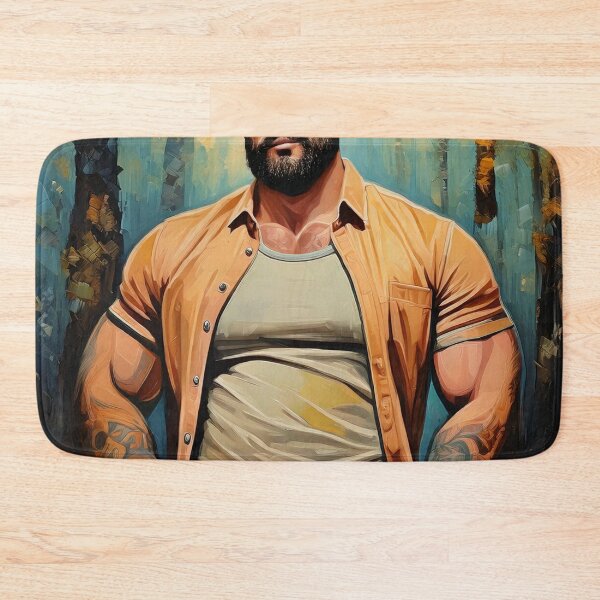 Item preview, Masculine Mountain Man designed and sold by ArtFactoryAI.
