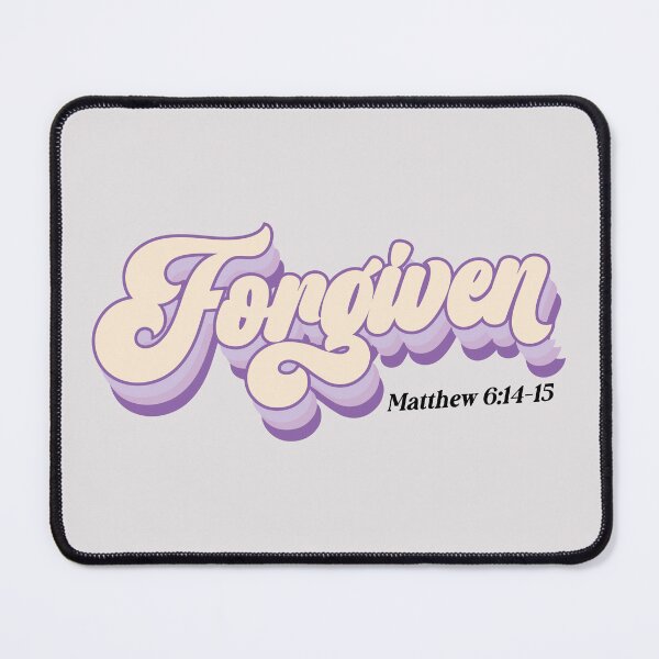Item preview, Forgiven Matthew 6:14-15 Retro Groovy Faith Message designed and sold by Lillyamstronger.