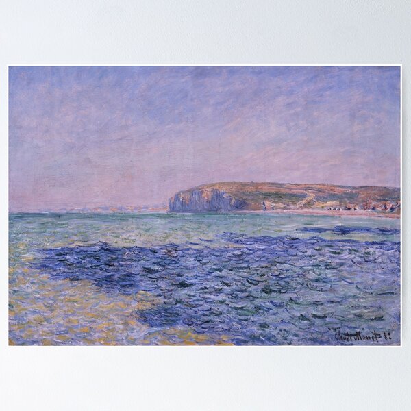 Item preview, Shadows on the Sea The Cliffs at Pourville by Claude Monet designed and sold by classicartcache.