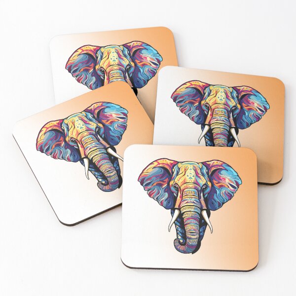 Item preview, ELEPHANT GRAPHIC CREAMSICLE ELEPHANT DESIGN  designed and sold by OnlineTshirtMan.