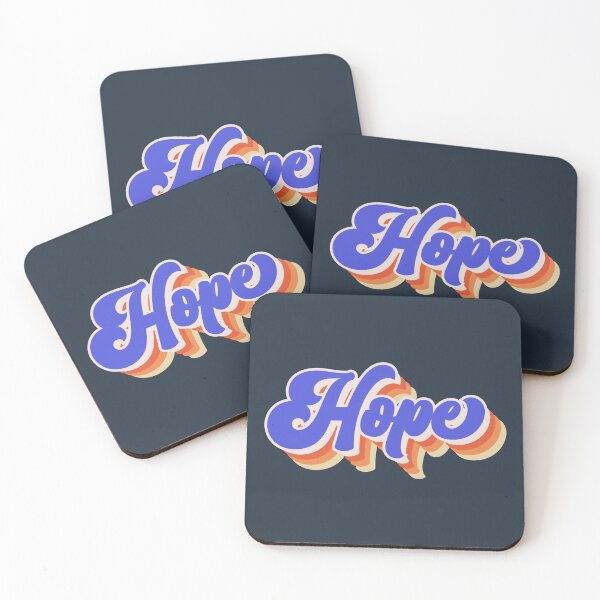 Aperçu de l'œuvre Hope Retro Groovy Christian Inspiration créée et vendue par Lillyamstronger.