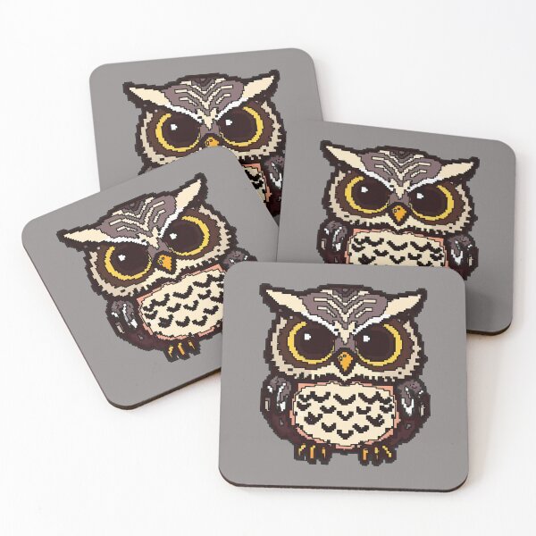 Item preview, Pixel Silence of the Barred Owl designed and sold by NaturePixel.