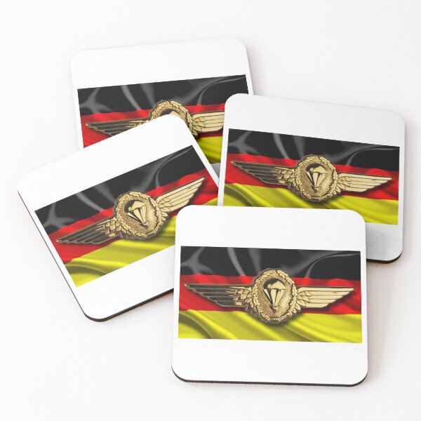 Item preview, Paratrooper Wing; Germany; Gold; designed and sold by StickerApe.